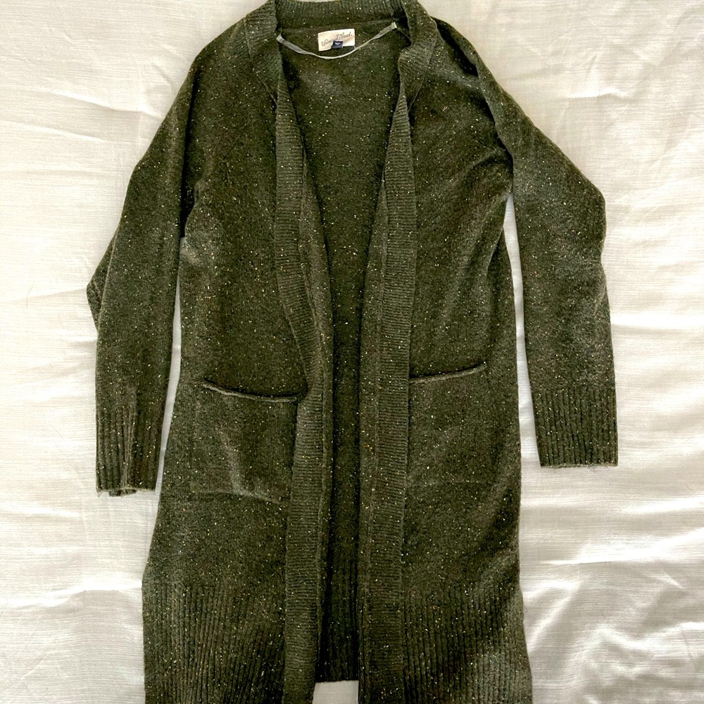 Olive Cardigan Sweater